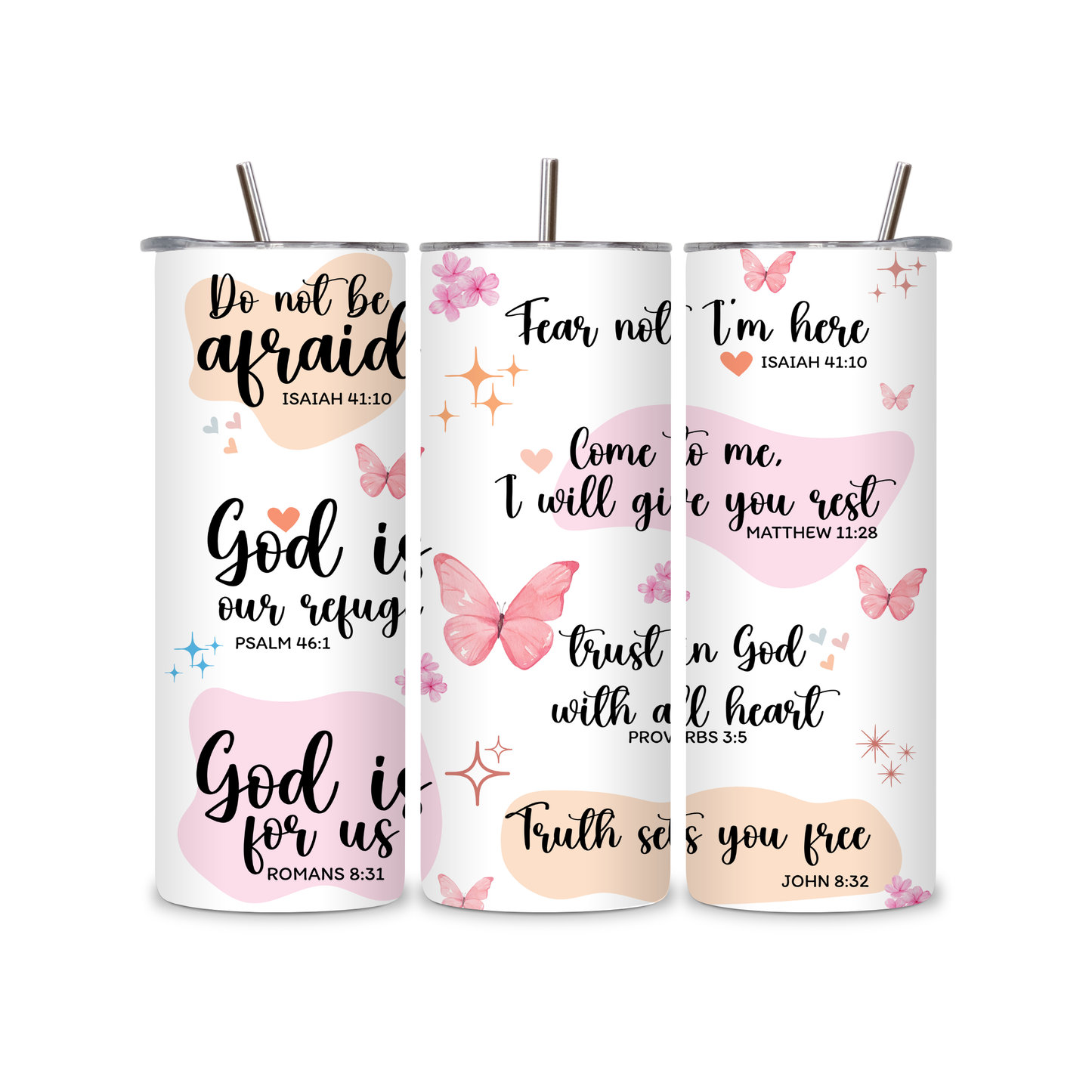 Inspirational Bible Verse Tumbler