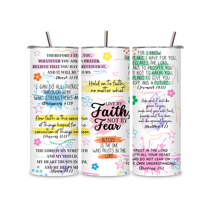 Inspirational Bible Verse Tumbler