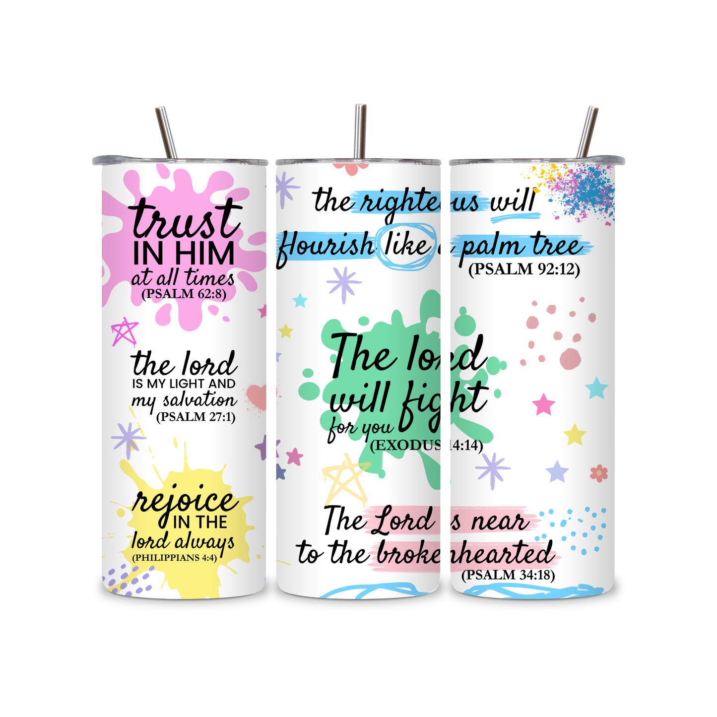 Inspirational Bible Verse Tumbler