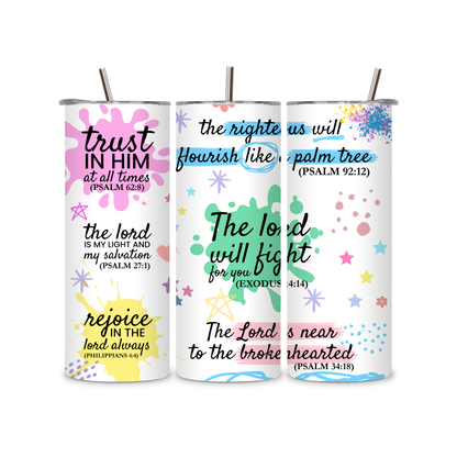 Inspirational Bible Verse Tumbler