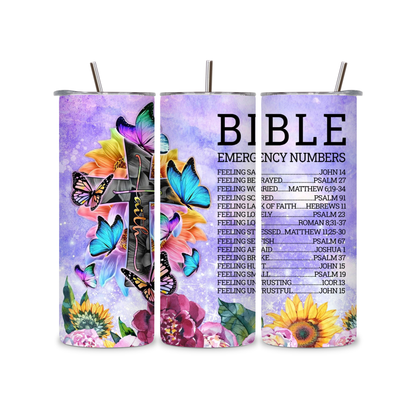 Inspirational Bible Verse Tumbler